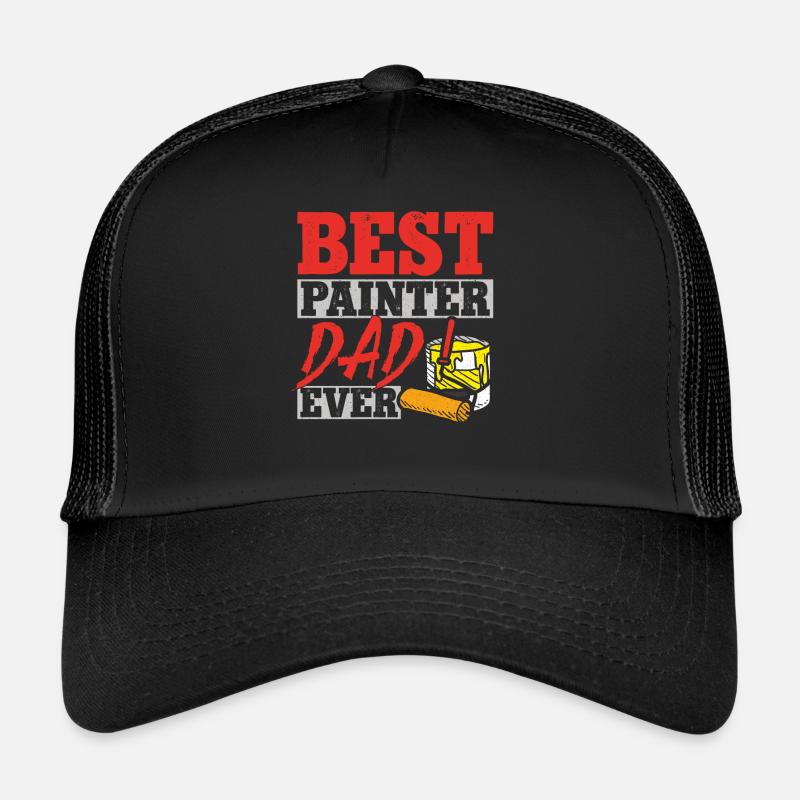 House Painter Decorator Dad Best Trucker Cap