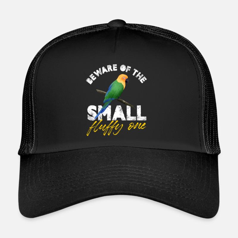 Méfiez-vous du petit perroquet moelleux Casquette trucker 