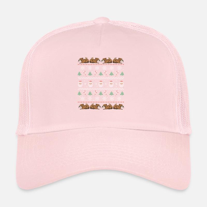 Noël Capybara Hiver Capybara Neige Casquette trucker 
