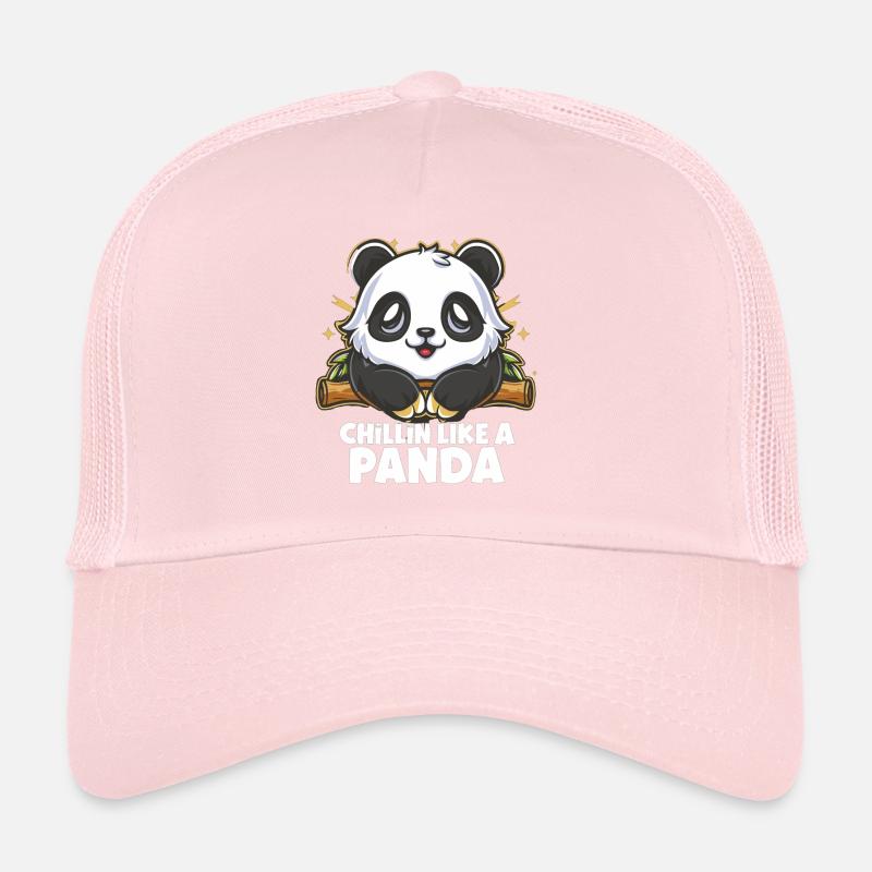 Détendez-vous comme un panda Casquette trucker 