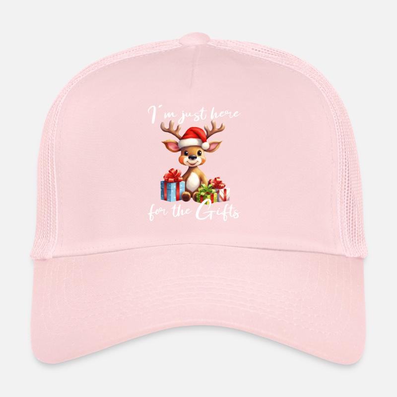 Je suis juste là pour les cadeaux Casquette trucker 