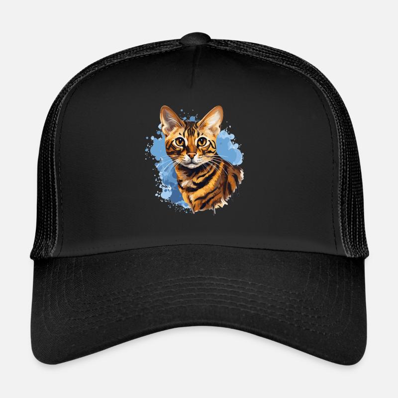 Chat du Bengale Casquette trucker 