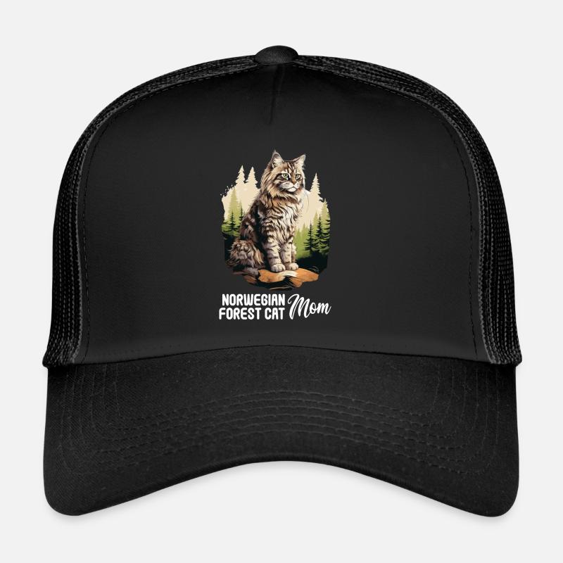 Norwegian Forest Cat Trucker Cap