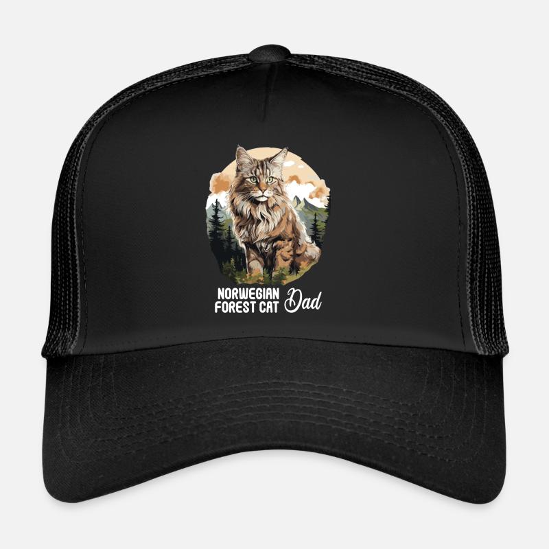 Norwegian Forest Cat Trucker Cap