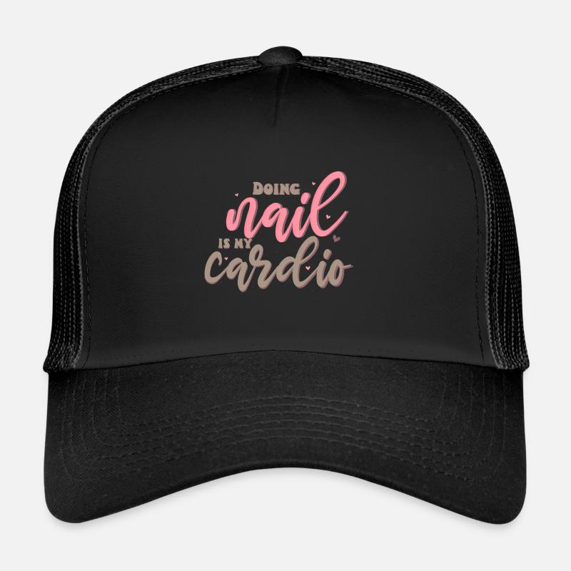 Doing nail is my cardio technician manicurist tech Trucker Cap
