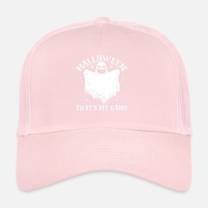 Halloween That's My Game - Funny Halloween Ghost Trucker Cap