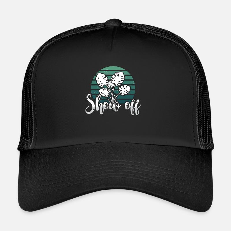 Monstera Show Off Balcony Plants Monstera Lover Trucker Cap