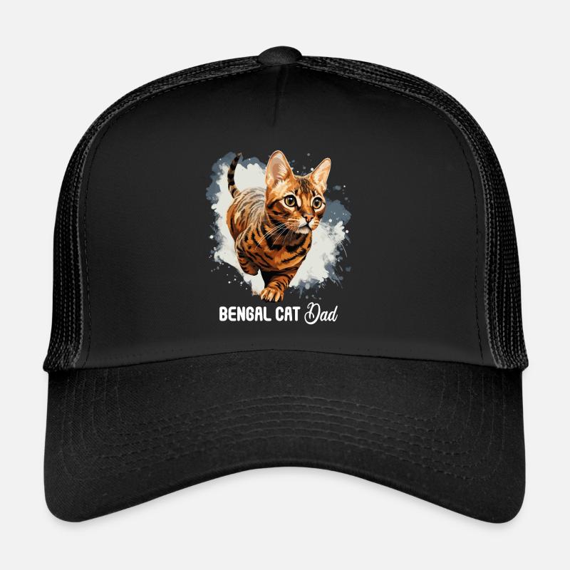Bengal Cat Trucker Cap