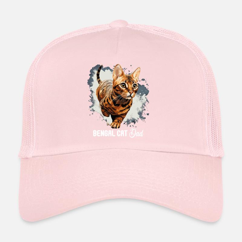 Chat du Bengale Casquette trucker 