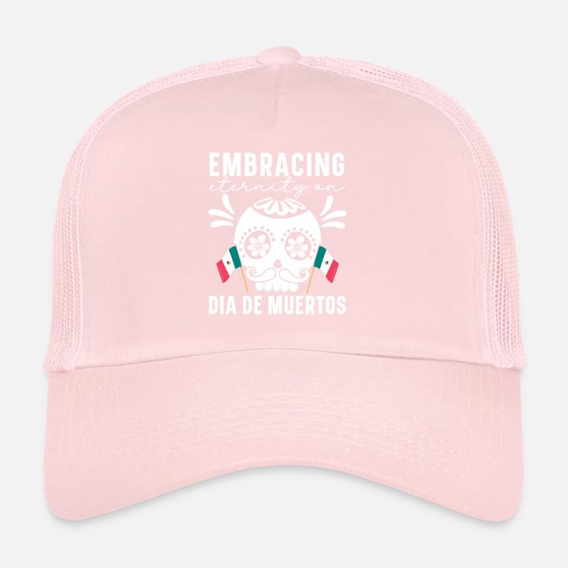 Embrancing Mexico Dia De Muertos Casquette trucker 