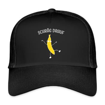 Banana Fruits Replacement Costume Carnival Carnival - Trucker Cap - black/black - Front