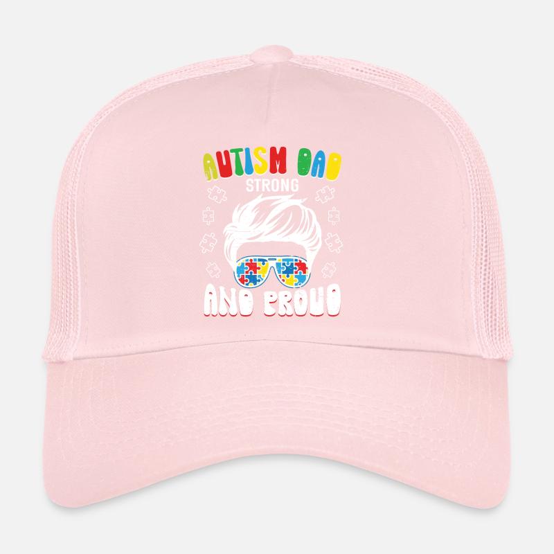 Autism Awareness Support Autistic Trucker Cap