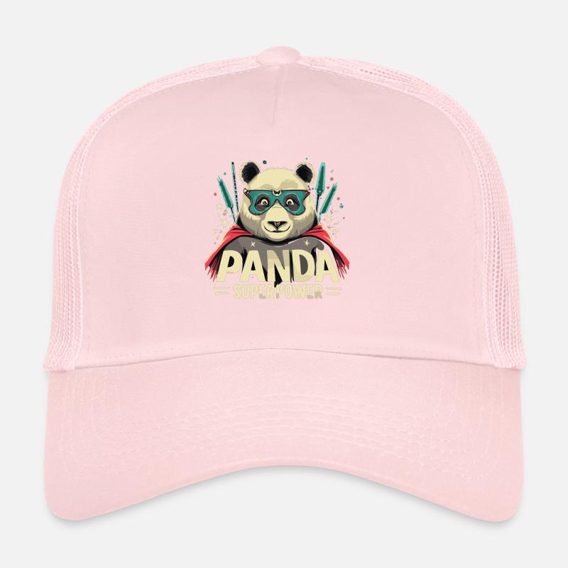 Panda Superhero Trucker Cap
