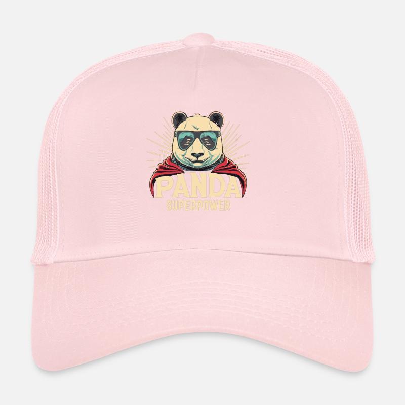 Superpower Panda Trucker Cap