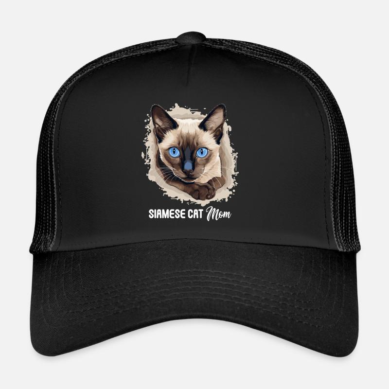 Siamese Cat Siamkatze Trucker Cap