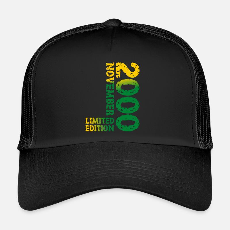2000 novembre édition limitée 23e anniversaire décoration Casquette trucker 