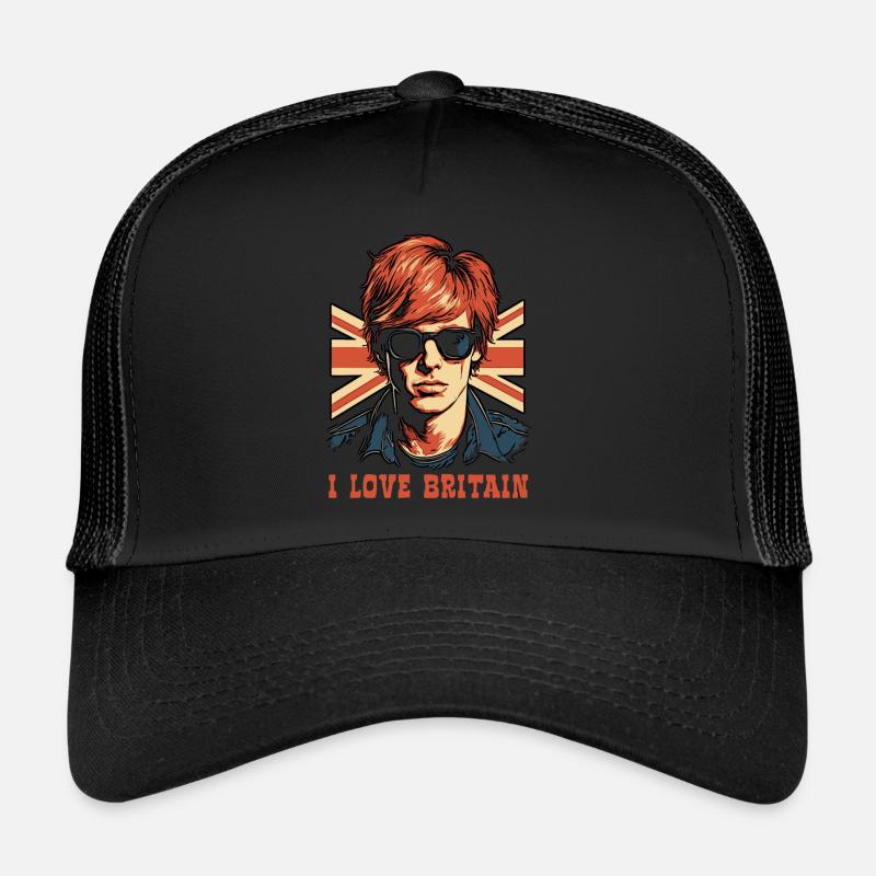 Ich liebe Großbritannien Trucker Cap