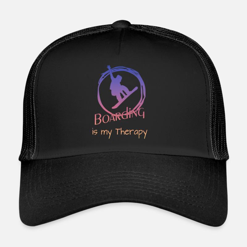 Snowboard Snowboarding Trucker Cap