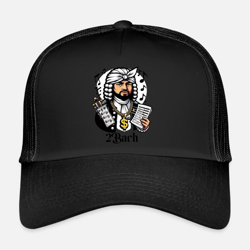 2Bach Funny Internet Meme Crossover Music Trucker Cap