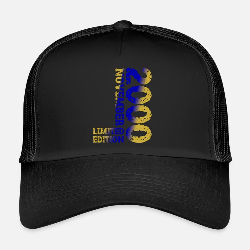 2000 novembre édition limitée 23e anniversaire décoration Casquette trucker 