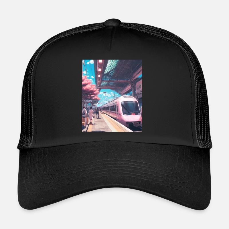 Zug Japan - Trucker Cap - Schwarz/Schwarz