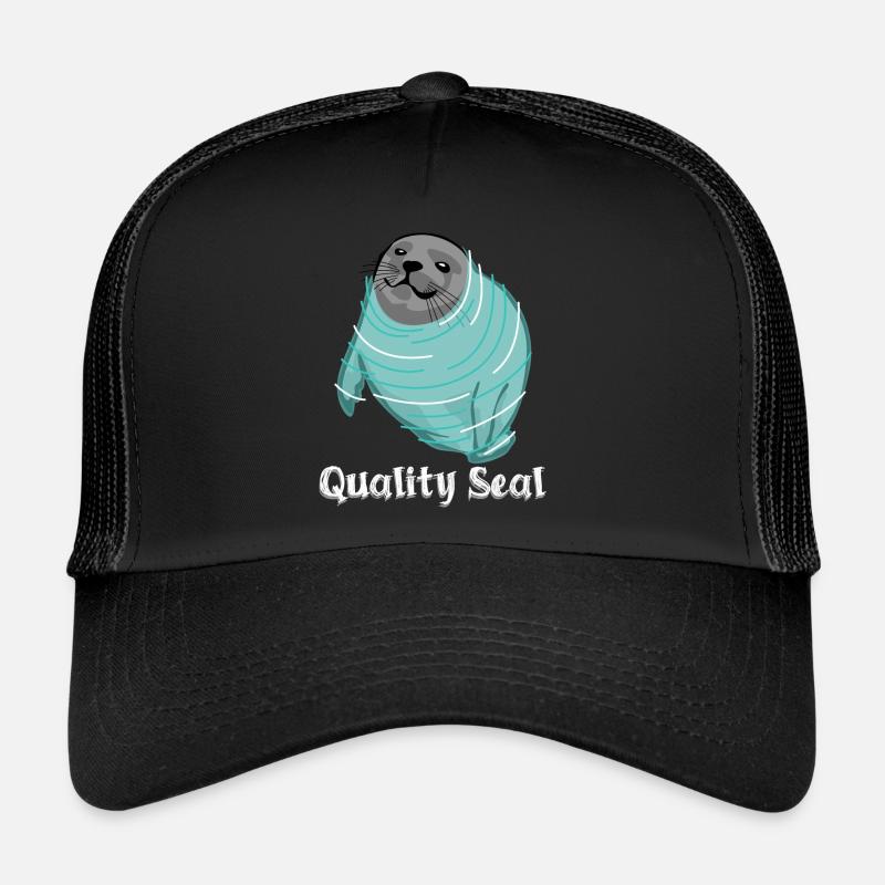 Label de qualité Pinneped Casquette trucker 