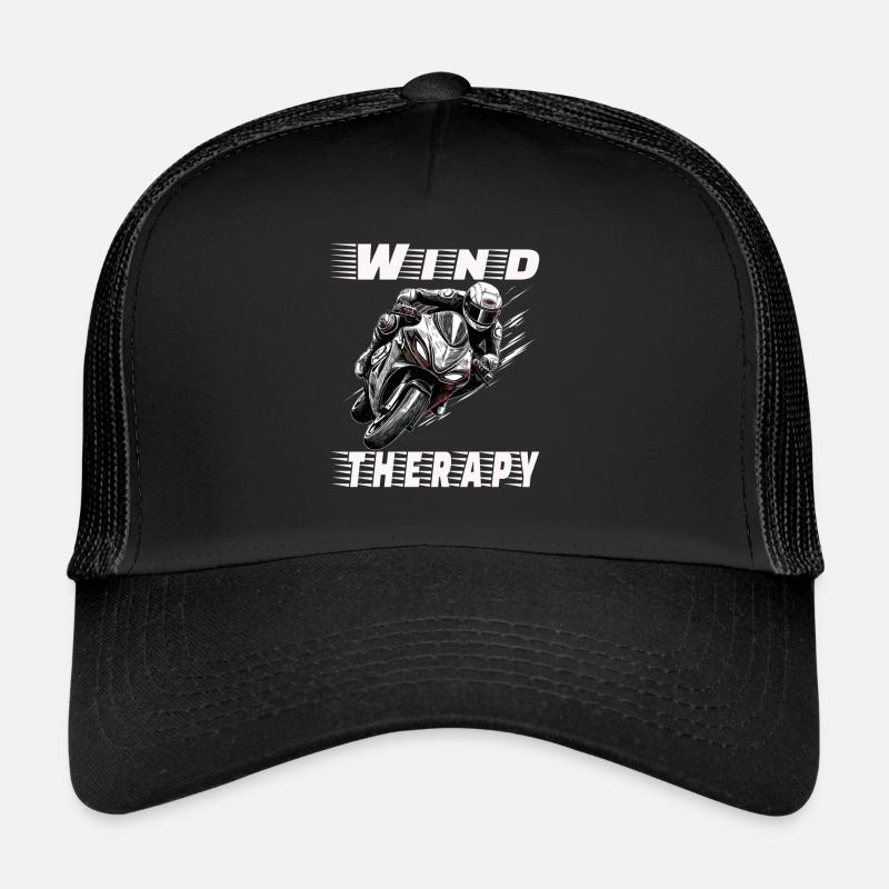 Wind Therapy Motorradfahren Motorrad Biker Trucker Cap