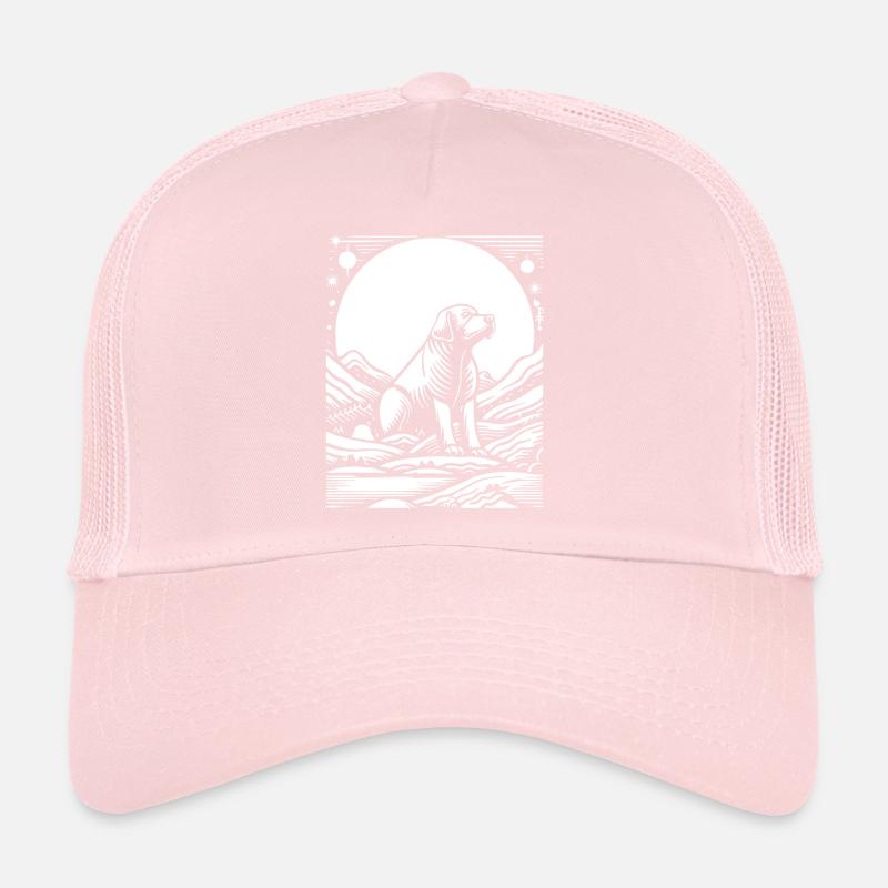 Chien de ciel étoilé Casquette trucker 