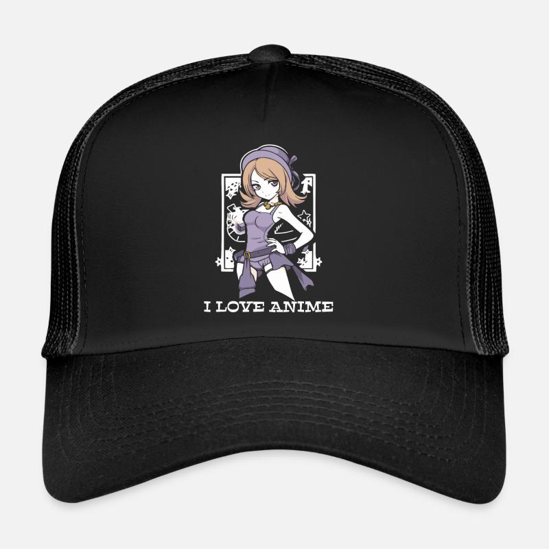 J’adore les anime et les mangas Casquette trucker 