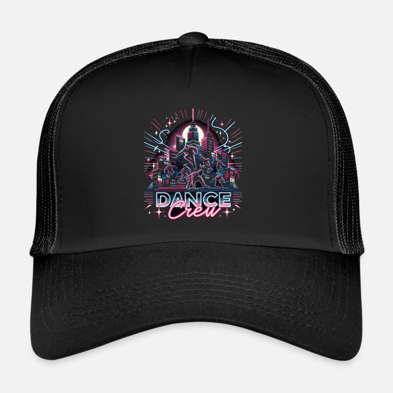 Équipe de danse Breakdance - Casquette trucker  - noir/noir