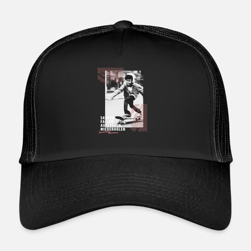 Skateboard Jungen Skater Geschenkidee Trucker Cap
