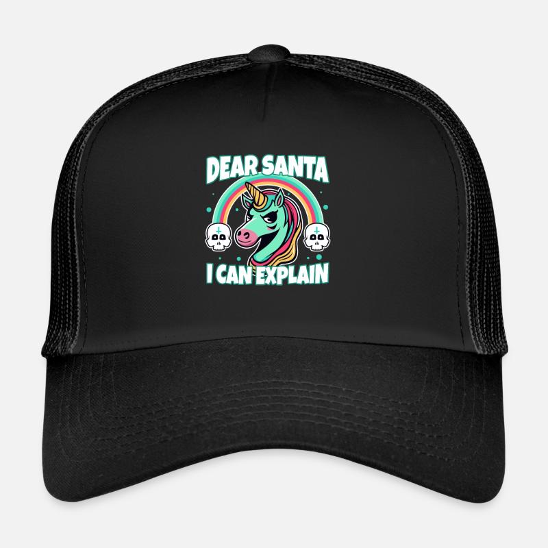 Dear santa i can explain Trucker Cap