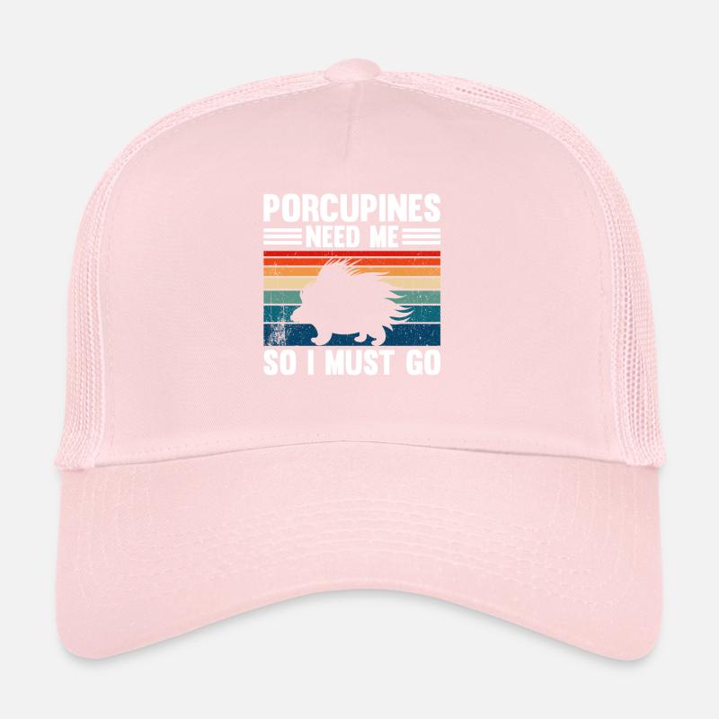 Süßes Stachelschwein lustig Trucker Cap