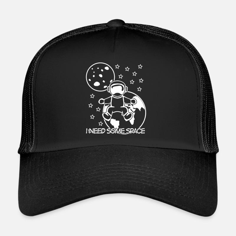 Astronaut with Stars and Planets Trucker Cap