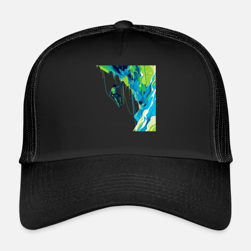 Toprope Climbing Nature Experience & Adrenaline - Trucker Cap - black/black