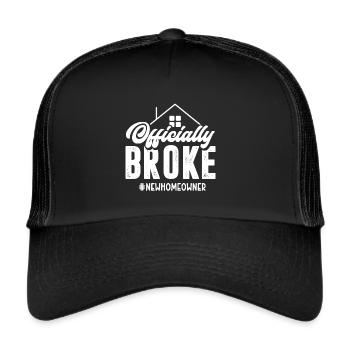Nouveau propriétaire Propriétaire le plus chaleureux - Casquette trucker  - noir/noir - Devant