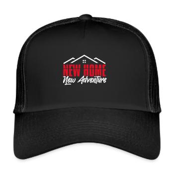 Nouveau propriétaire Le propriétaire le plus chaleureux - Casquette trucker  - noir/noir - Devant