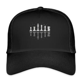 Chess Chess Player Chess Player Chess Tournament - Trucker Cap - black/black - Front