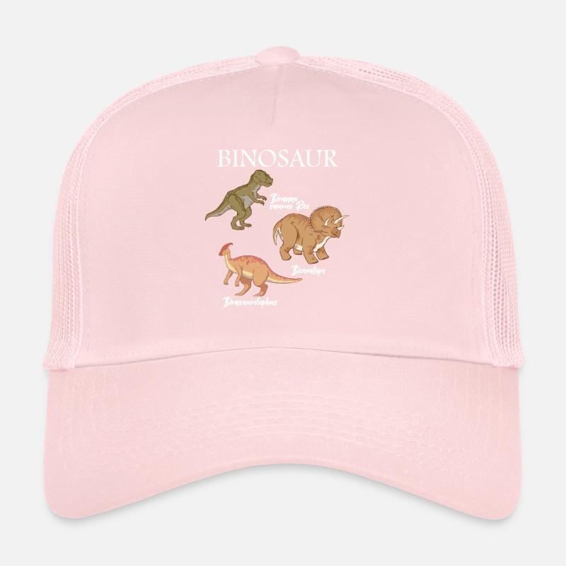 Bisexual Dinosaur Binosaur Bi Pride Coming Out Trucker Cap