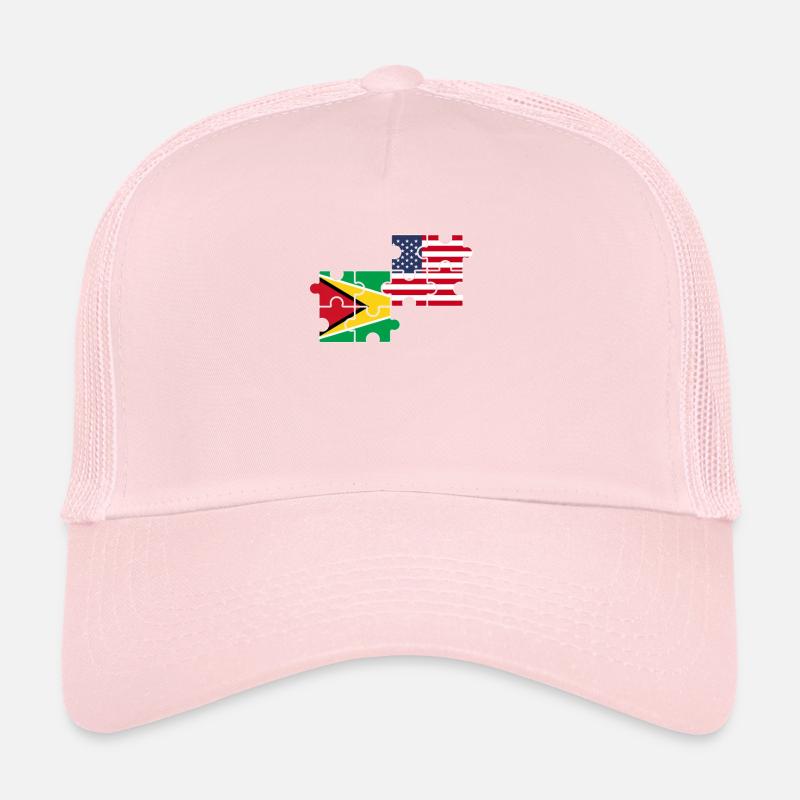 Drapeau de la Guyane USA Guyane américaine Casquette trucker 