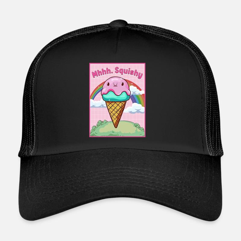 Crème glacée Kawaii Blobfish Casquette trucker 