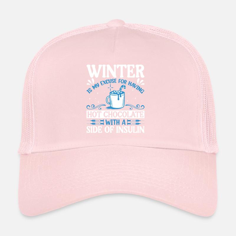Mon excuse pour le chocolat chaud - Hiver Casquette trucker 