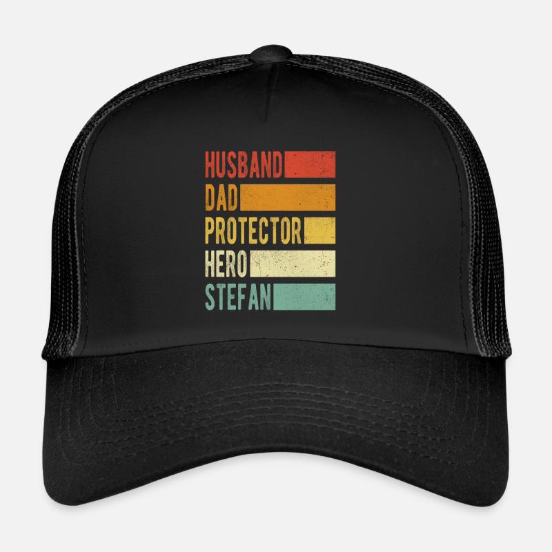 Stefan nom papa cadeau Casquette trucker 