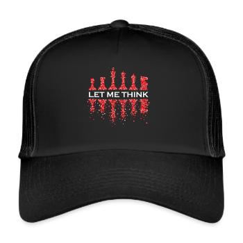 Chess Chess Player Chess Tournament Chess Player - Trucker Cap - black/black - Front