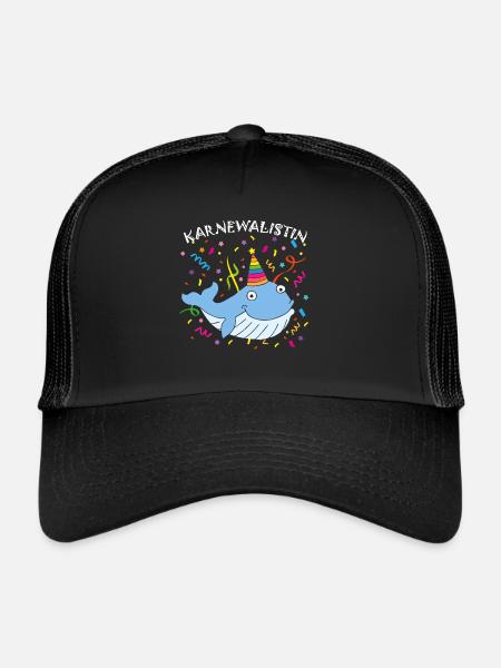 Karnevalist Kölner Karneval Fasching Konfetti - Trucker Cap - Schwarz/Schwarz