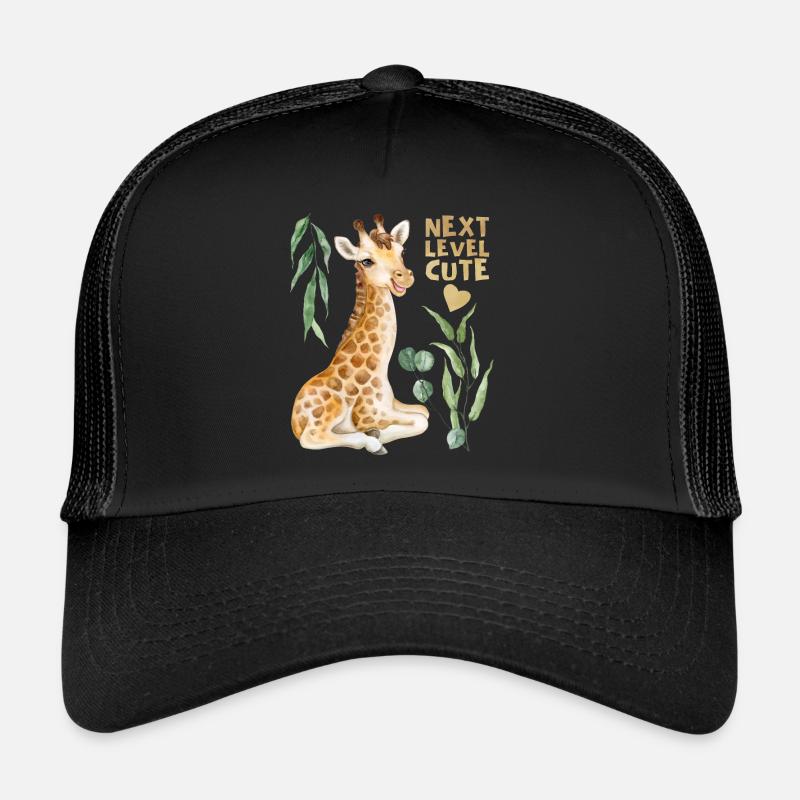 Comic Giraffe, lustiger Spruch Trucker Cap