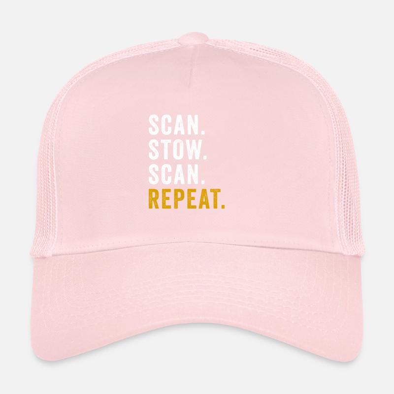 Scan Stow Scan Repeat Cool Flex Driver Humour Jeu de mots Casquette trucker 