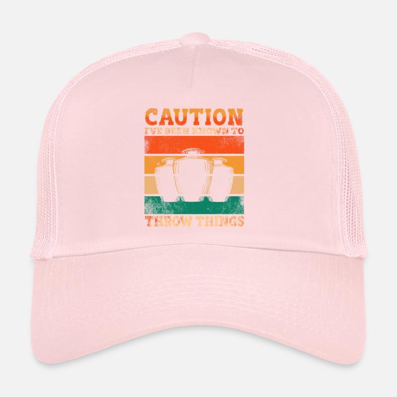 Ceramic Pottery Sculpture Trucker Cap