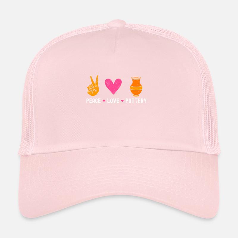 Ceramic Pottery Sculpture Trucker Cap
