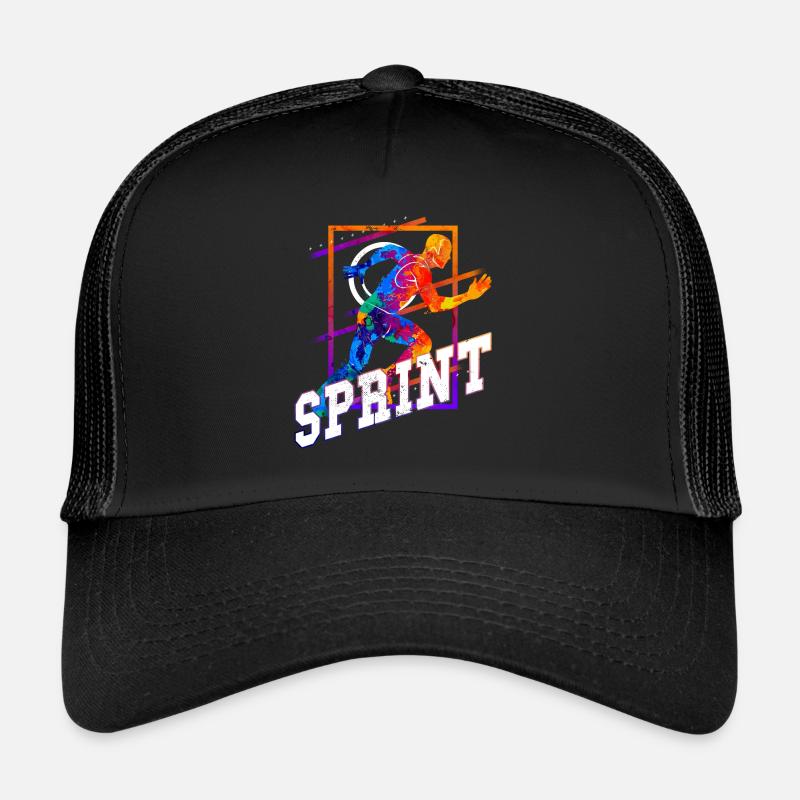 Sprint, Sprint, Sprint, Athlétisme, Course à pied Casquette trucker 